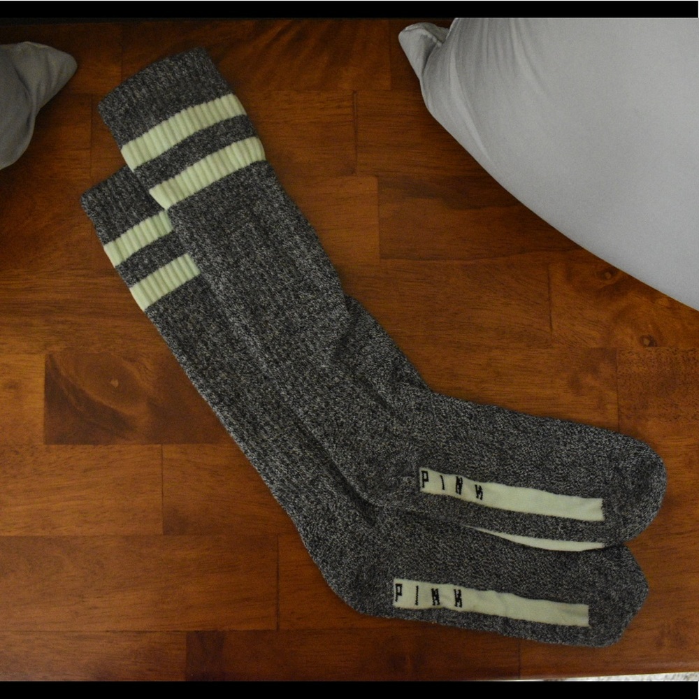 PINK Victoria’s Secret knee-high socks